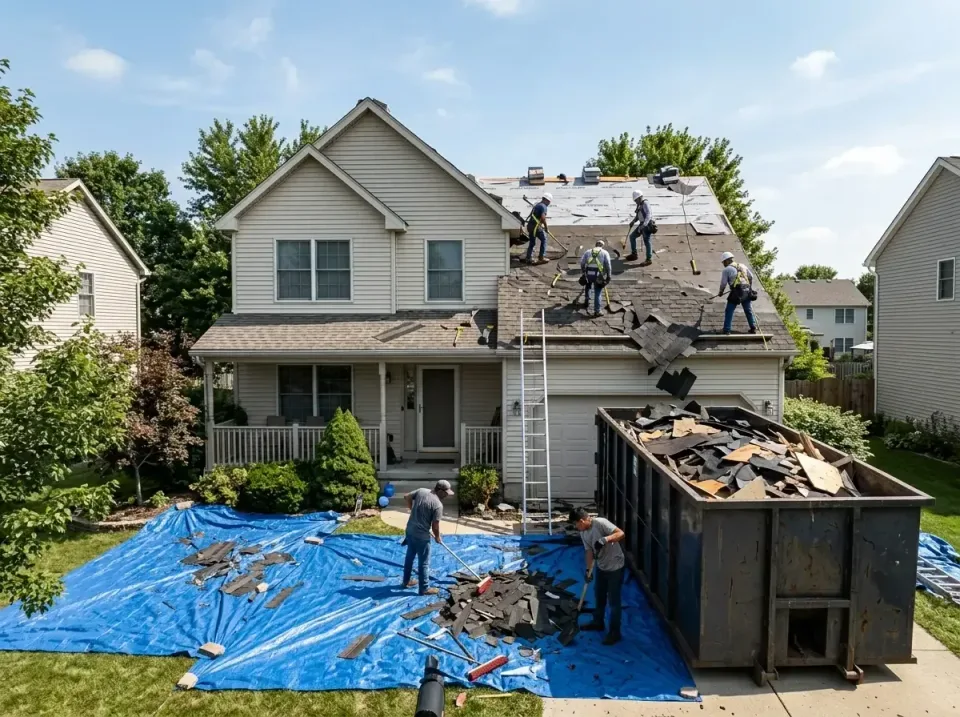 roof-replacement-debris-remova-004 — frequently asked questions, Cheapest Dumpster Rentals in Lake Villa, IL